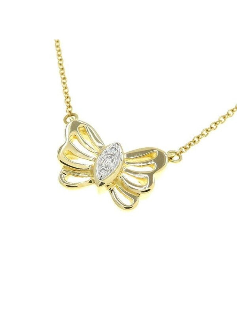 Tiffany & Co Diamond Necklace Butterfly